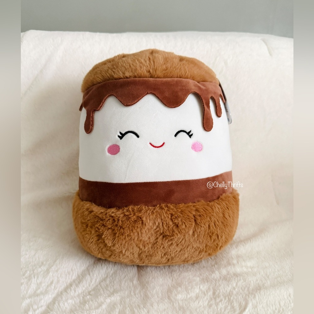 Squishmallow FuzzAMallow Carmelita the S’mores 12”